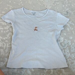 Brandy Melville Light Gray Tee